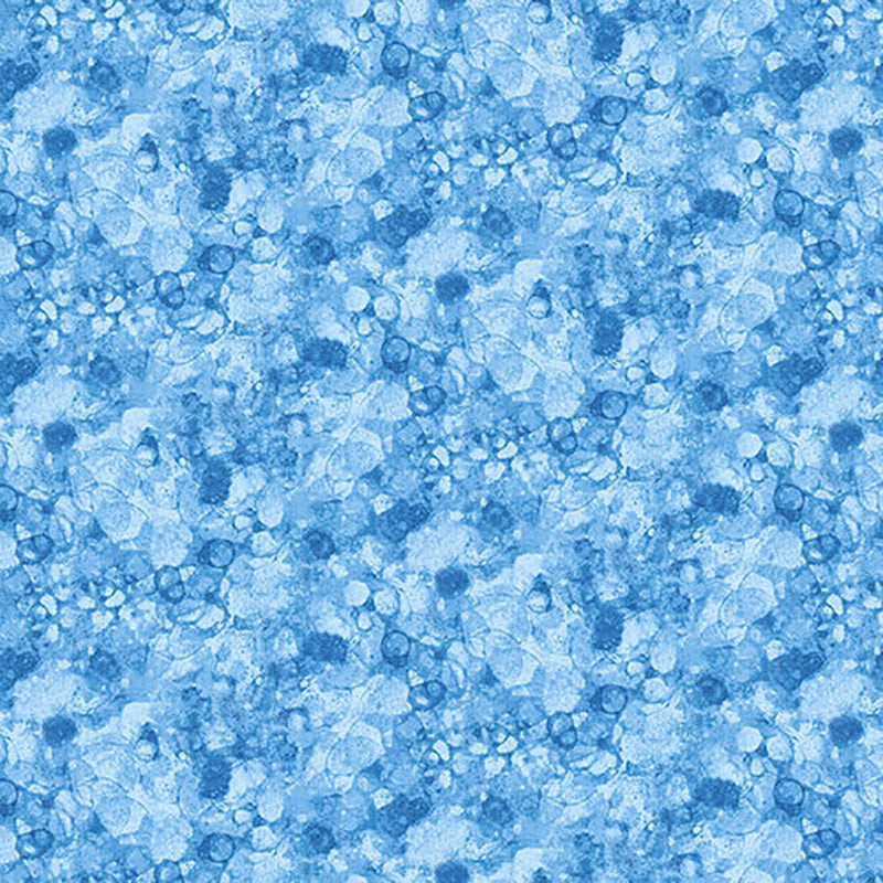 The Sea is Calling Collection Water Texture Cotton Fabric blue