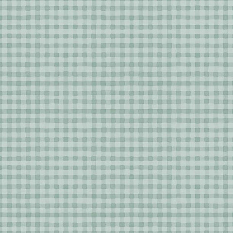 Blessed by Nature Collection Gingham Print Cotton Fabric 17813 blue