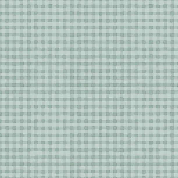 Blessed by Nature Collection Gingham Print Cotton Fabric 17813 blue