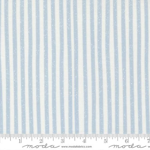 blue, Blossoms and Blooms Collection Stripes Cotton Fabric 39054