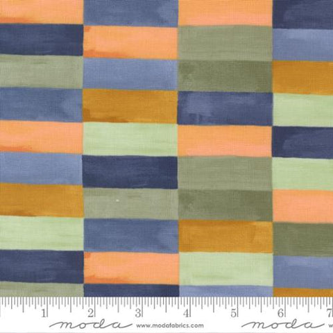 blue, Brookside Collection Geometric Blenders Cotton Fabric 36084