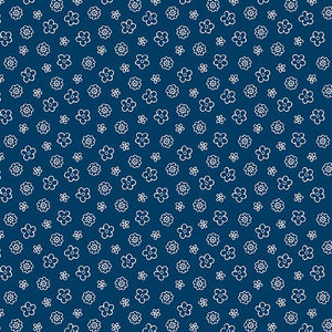 Colors of Summer Collection Small Floral Toss Cotton Fabric Colors of Summer Collection Ditsy Floral Cotton Fabric 23705 blue