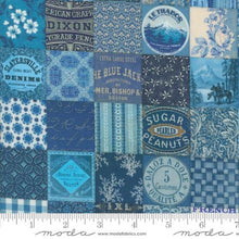 Curated in Color Collection Small Patchwork Cotton Fabric 7461 blue