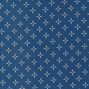 Flower Press Collection Diamond Blenders Cotton Fabric 3307 blue