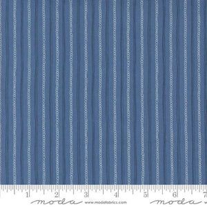 blue, Larking Collection Stripes Cotton Fabric 24634