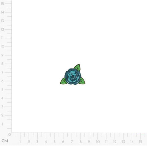 blue, Rose Applique M16469