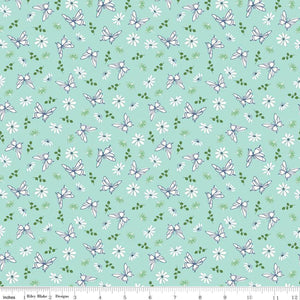 Melody Collection FlutterCotton Fabric C15143 blue