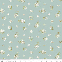 Blue, Peter Rabbit and Friends Collection Jasmine Cotton Fabric CD15864