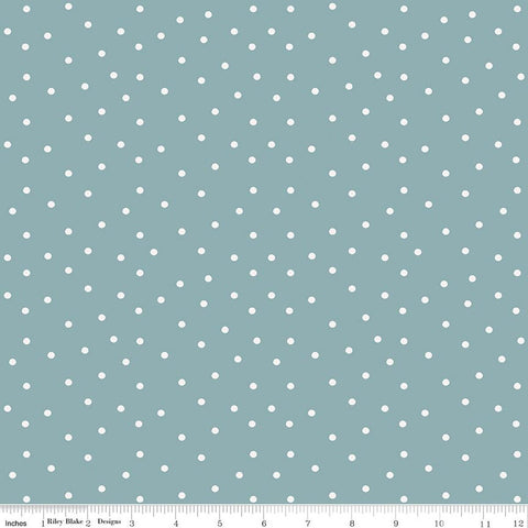 blue, Sketchbook Collection Dots Cotton Fabric CD17526