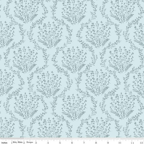 blue, Sketchbook Collection Vines Cotton Fabric CD17523