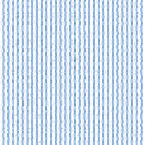 Blue, Ticking Stripe Cotton Flannel Fabric 6215