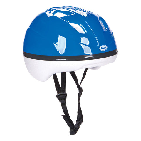 Blue bike helmet