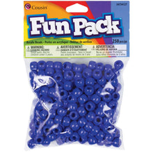 Blue Fun Pack plastic pony beads