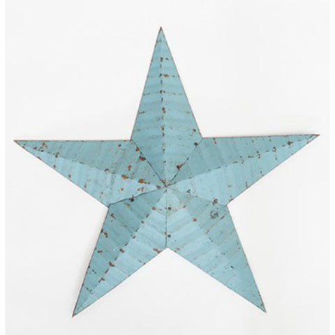 Blue metal star