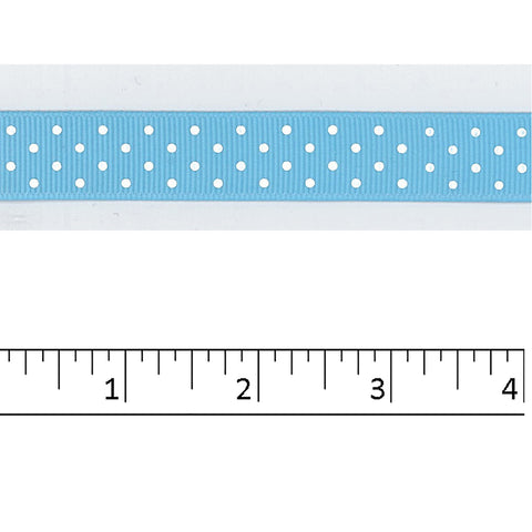 White dots on blue
