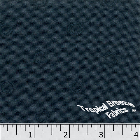 blue teal, Swiss Circle Polyester Knit Fabric 323544