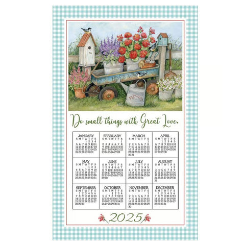 2025 Blue Wagon Calendar Towels