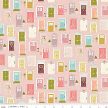 Blossom Lane Collection Front Doors Cotton Fabric C14002 blush