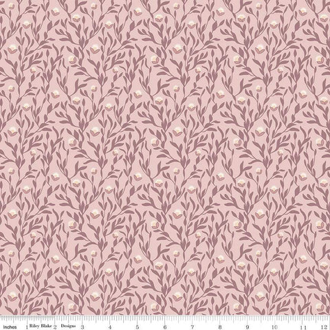 Petal Song Collection Fireflies Cotton Fabric C13715 blush