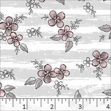 Blush, Standard Weave Floral Print Dress Fabric 6198