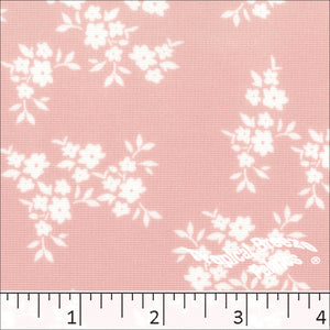 blush, Tamara Knit Floral Print Dress Fabric 578514
