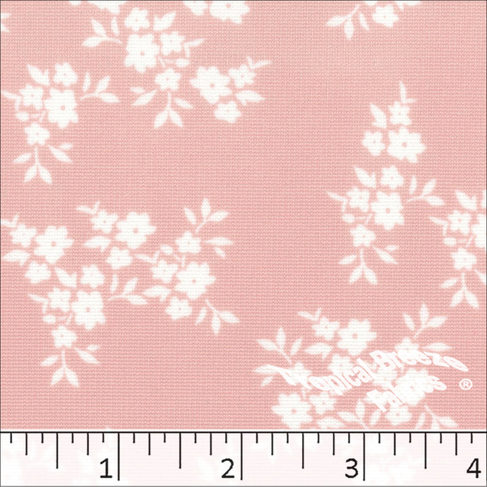 blush, Tamara Knit Floral Print Dress Fabric 578514