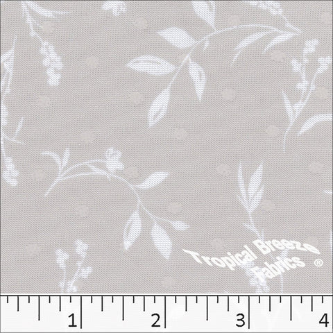 bone, Swiss Dot Knit Print Fabric 573612
