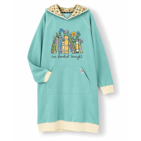booked tonight, Women's Long-Sleeve Sleep Hoodie SHD