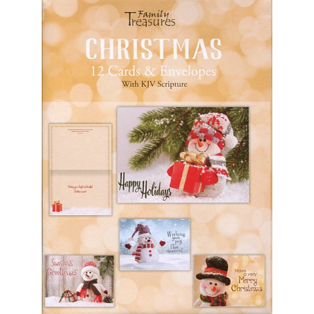 Snowmen Christmas Boxed Cards FT22327