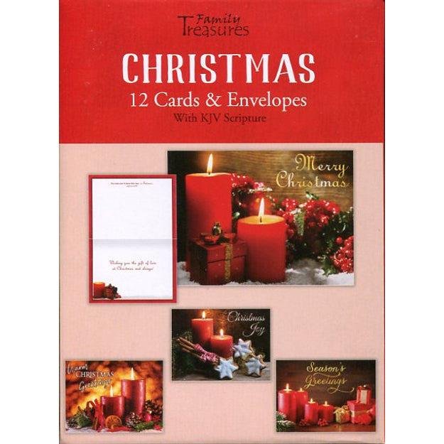 Candles Christmas Boxed Cards FT22331