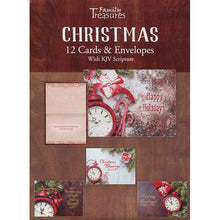 Clocks Christmas Boxed Cards FT22440