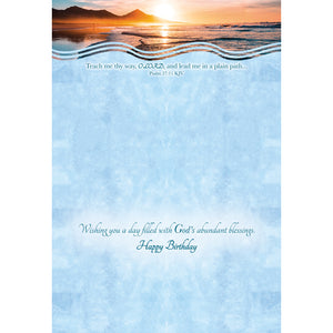 FT boxed greeting card birthday ocean view inside