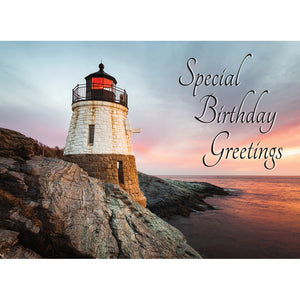 FT boxed birthday greeting card ocean view