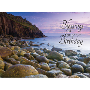 FT boxed birthday greeting card ocean view