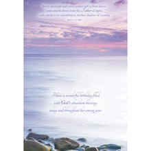 Ft boxed birthday greeting card ocean view inside