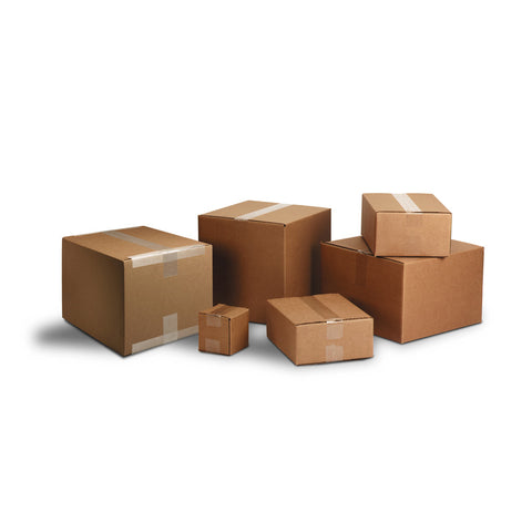 Boxes with tape