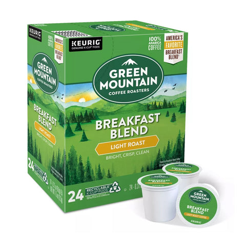 Green Mountain Breakfast Blend Coffee Keurig Pods 5000330085