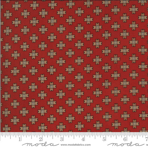 Brick red fabric
