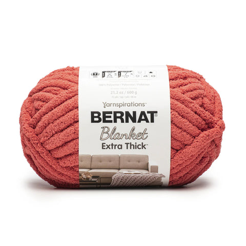 brick red, Blanket Extra Thick Yarn 16106