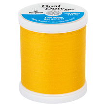 Bright gold thread