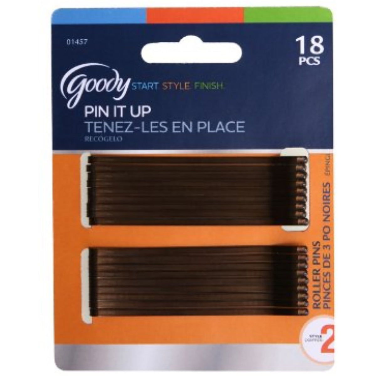 3 Sets Recycled Leather Bobby-pins Trio main image 4