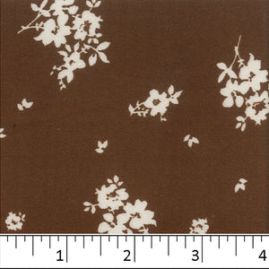 Double Brushed Floral Print Fabric S119