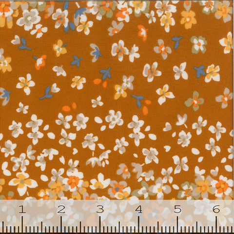 Double Brushed Floral Print Fabric 13016