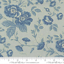 Bleu de France Collection Mancini Florals Cotton Fabric Brown
