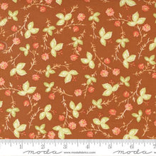 Cinnamon and Cream Collection Autumn Stems Cotton Fabric brown