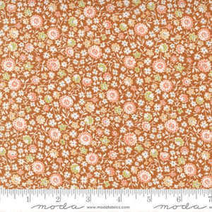 Cinnamon and Cream Collection Fall Medley Cotton Fabric brown