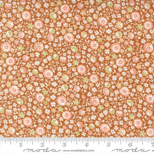 Cinnamon and Cream Collection Fall Medley Cotton Fabric brown