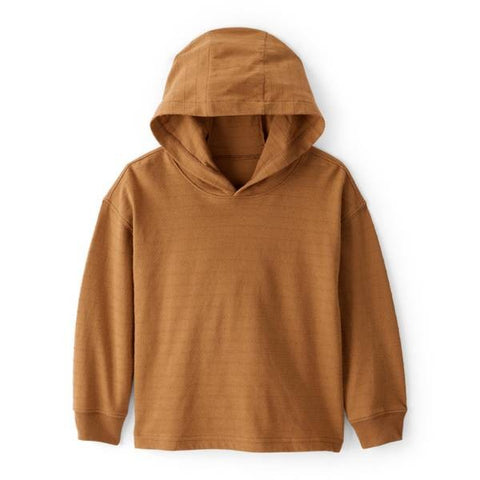 brown, Toddler Boys' Long-Sleeve Hooded Shirt 2T64