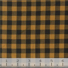 Down by the Lake Collection Plaid Cotton Fabric brown