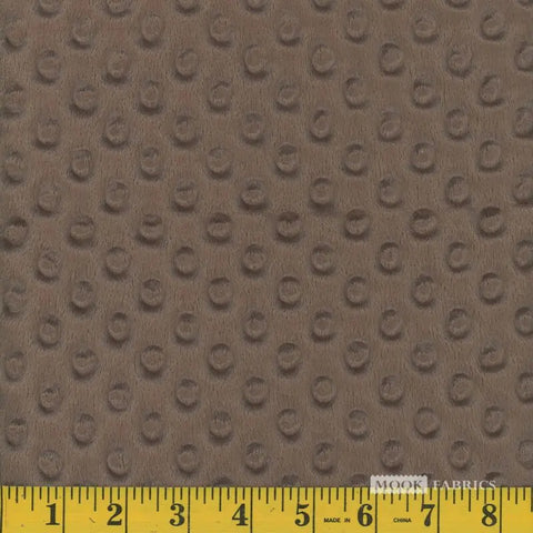 brown, Softee Dot Plush Polar Fabric